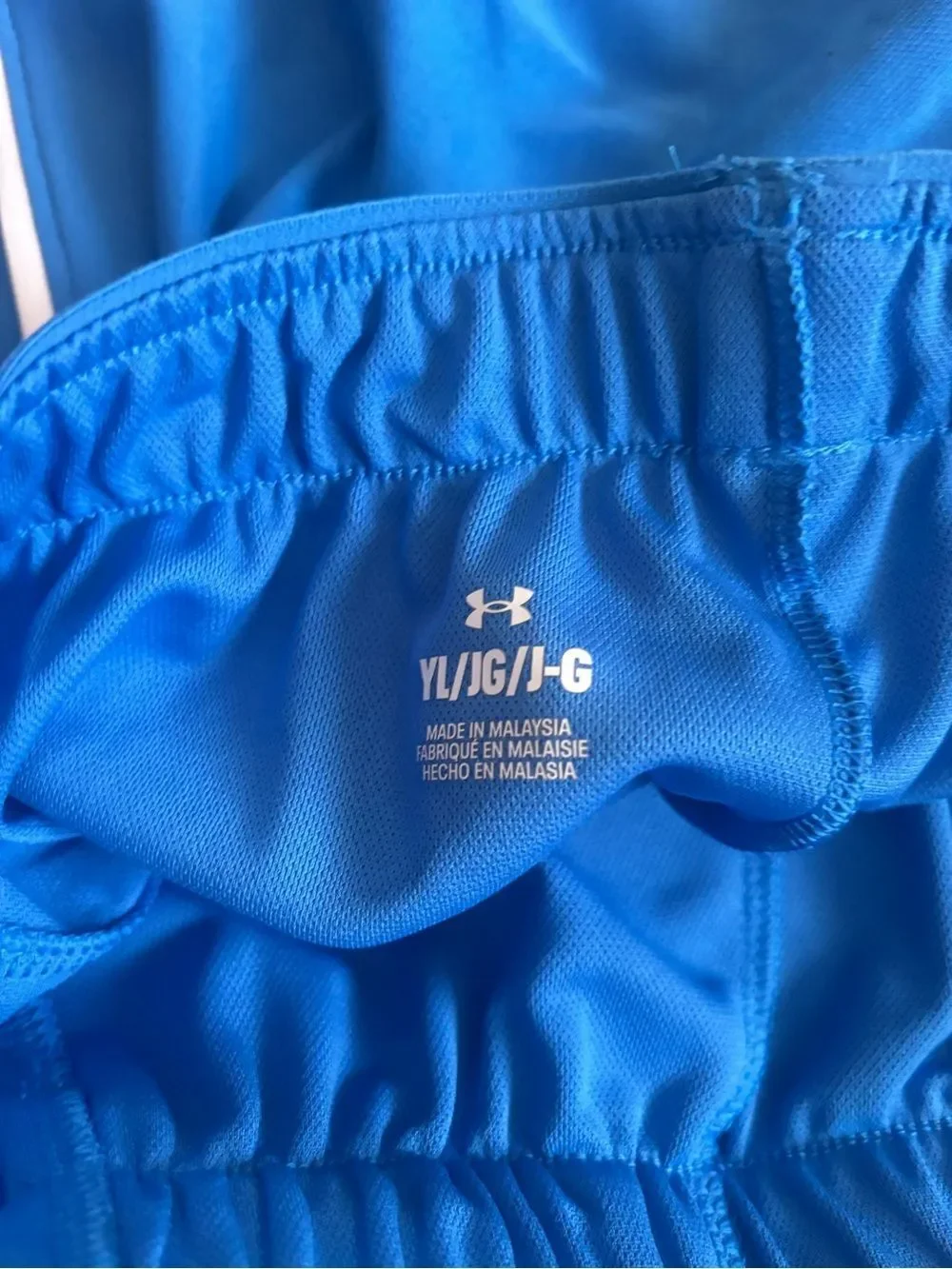Under Armour girls Blue Performance Shorts